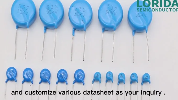 High voltage ceramic capacitor