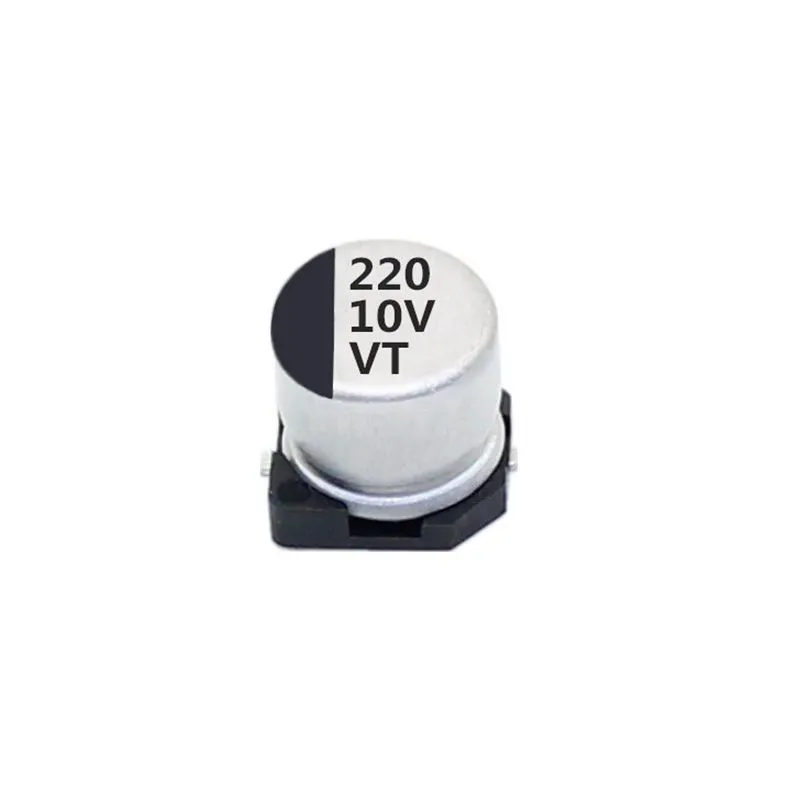 220UF 10V SMD aluminum electrolytic capacitor