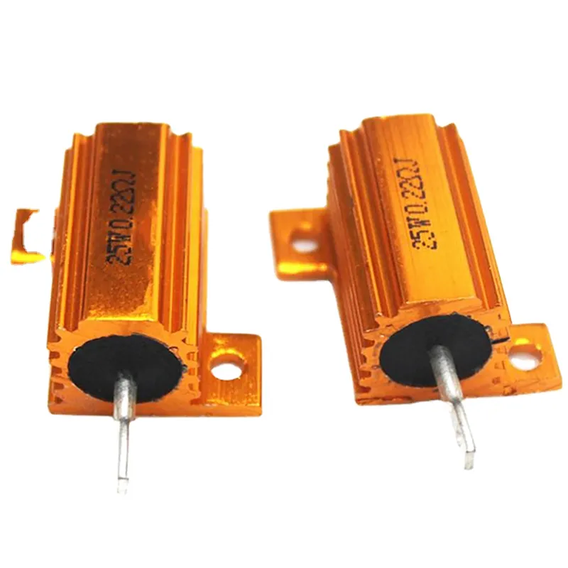 25W RX24 Gold Aluminum Shell Resistor