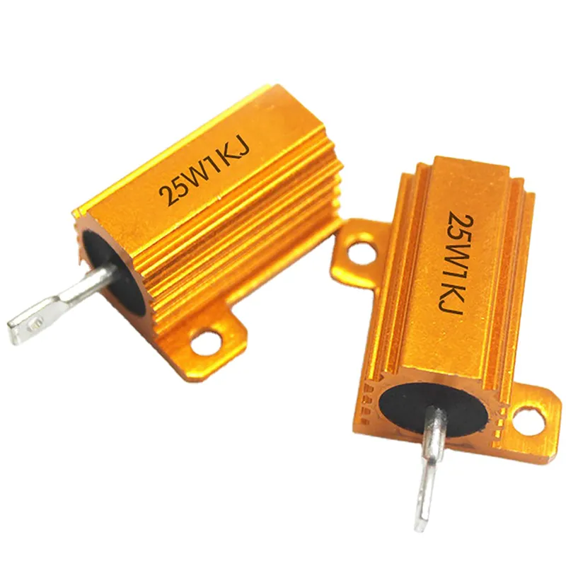 25W RX24 Gold Aluminum Shell Resistor