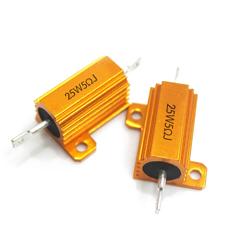 25W RX24 Gold Aluminum Shell Resistor