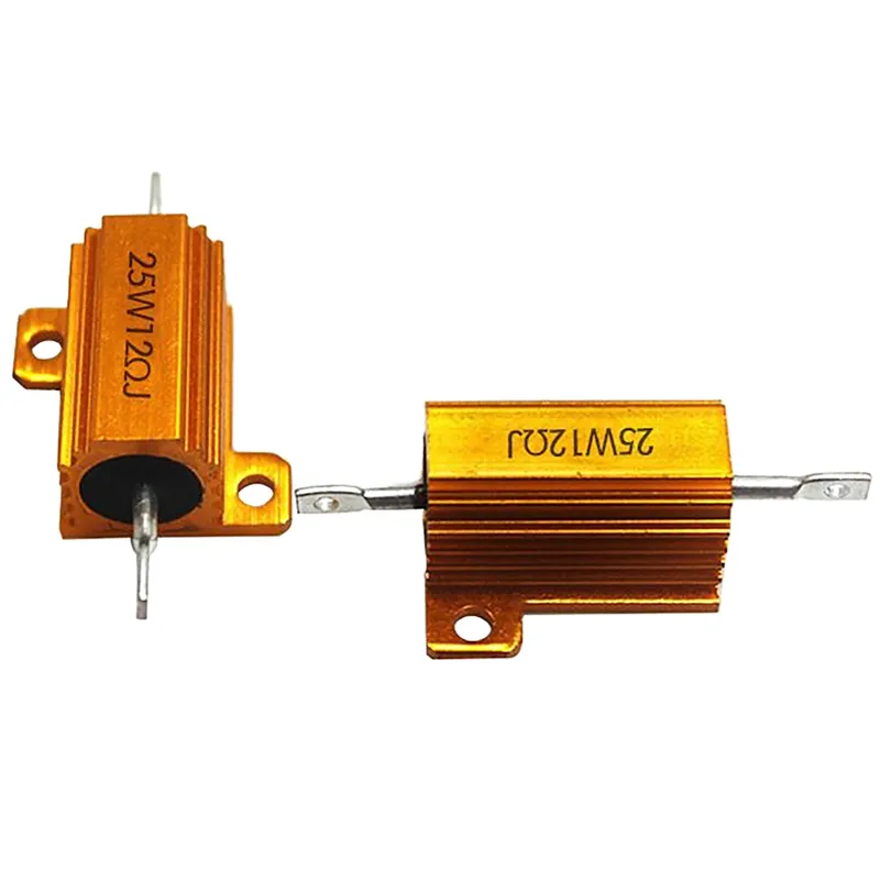 25W RX24 Gold Aluminum Shell Resistor