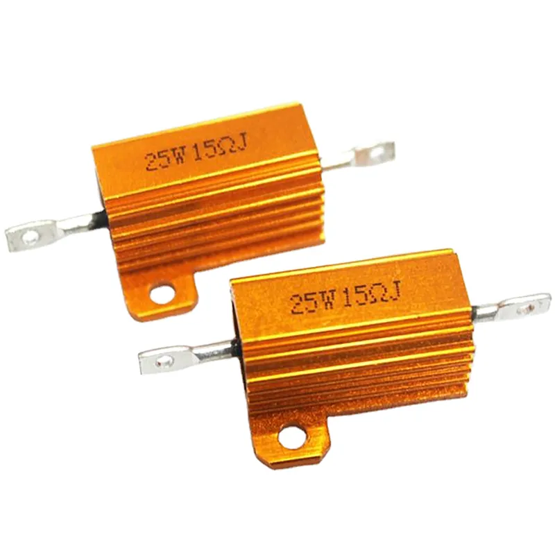 25W RX24 Gold Aluminum Shell Resistor