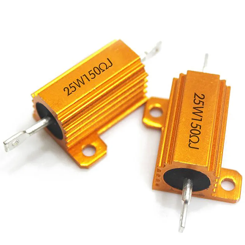 25W RX24 Gold Aluminum Shell Resistor