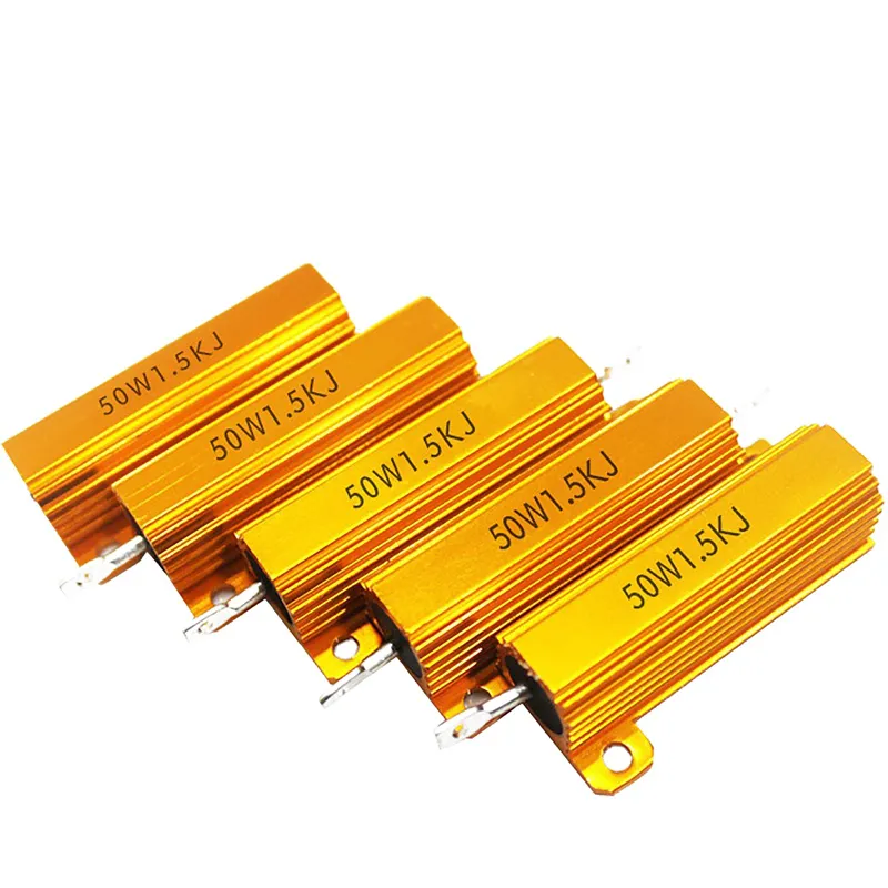 50W RX24 Gold Aluminum Shell Resistor