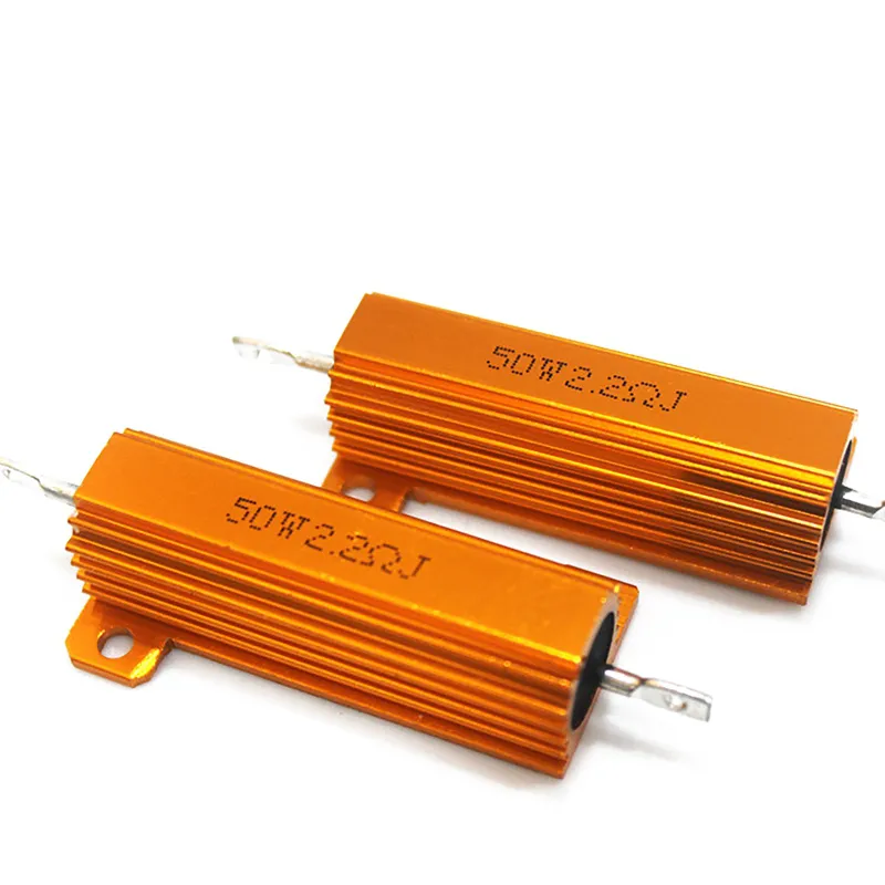 50W RX24 Gold Aluminum Shell Resistor