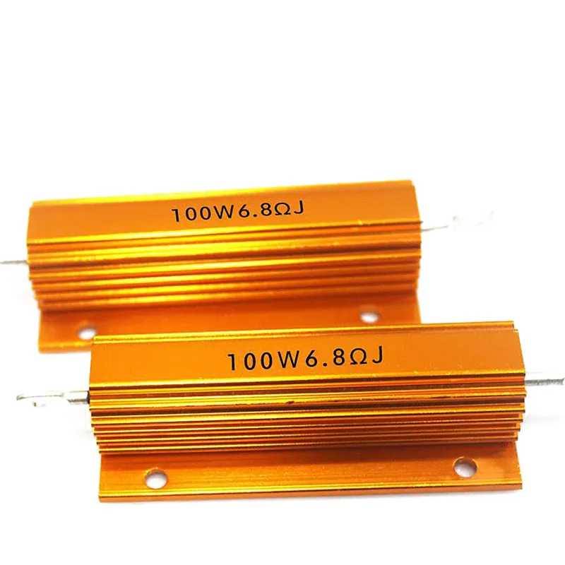 100W RX24 Gold Aluminum Shell Resistor