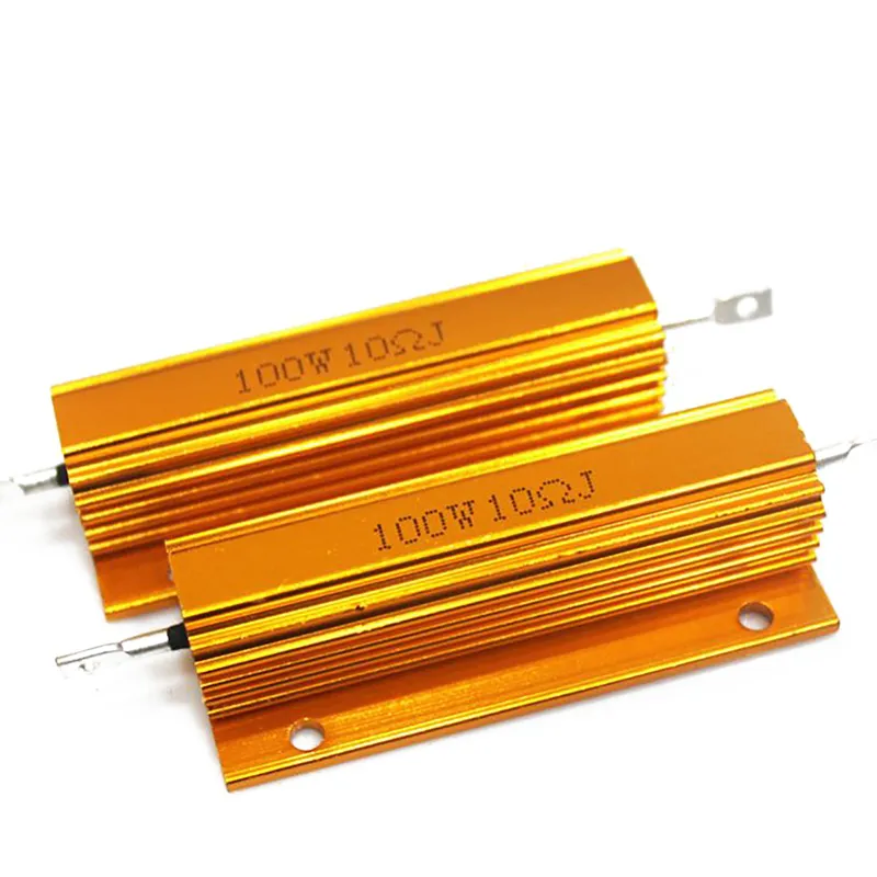 100W RX24 Gold Aluminum Shell Resistor