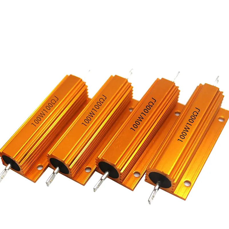 100W RX24 Gold Aluminum Shell Resistor