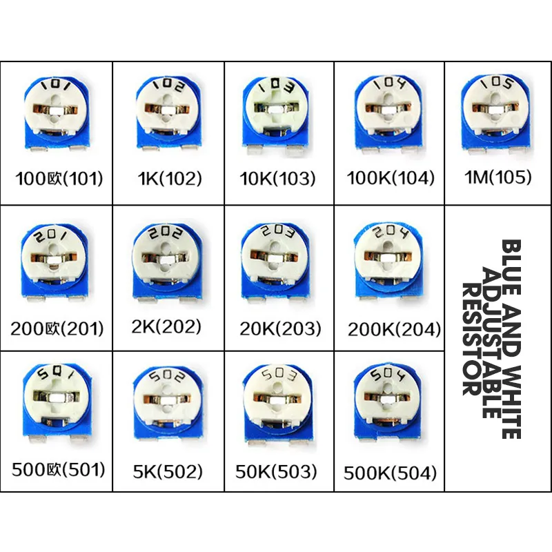 RM065 horizontal Variable resistor / Trimming Potentiometer