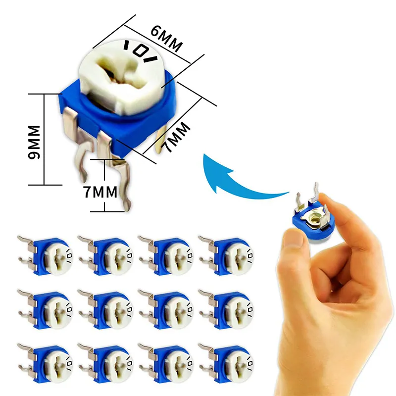 RM065 horizontal Variable resistor / Trimming Potentiometer