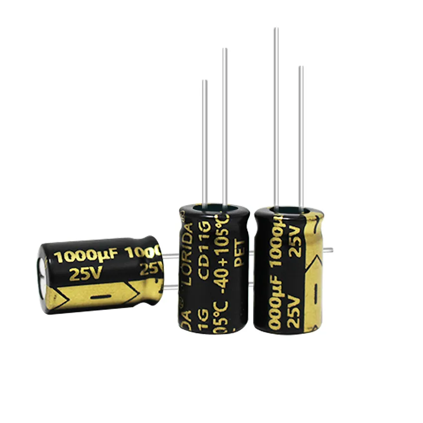 100μF 25V Radial Aluminum Electrolytic Capacitor