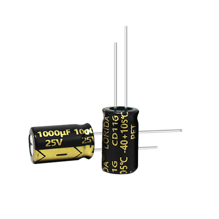 100μF 25V Radial Aluminum Electrolytic Capacitor