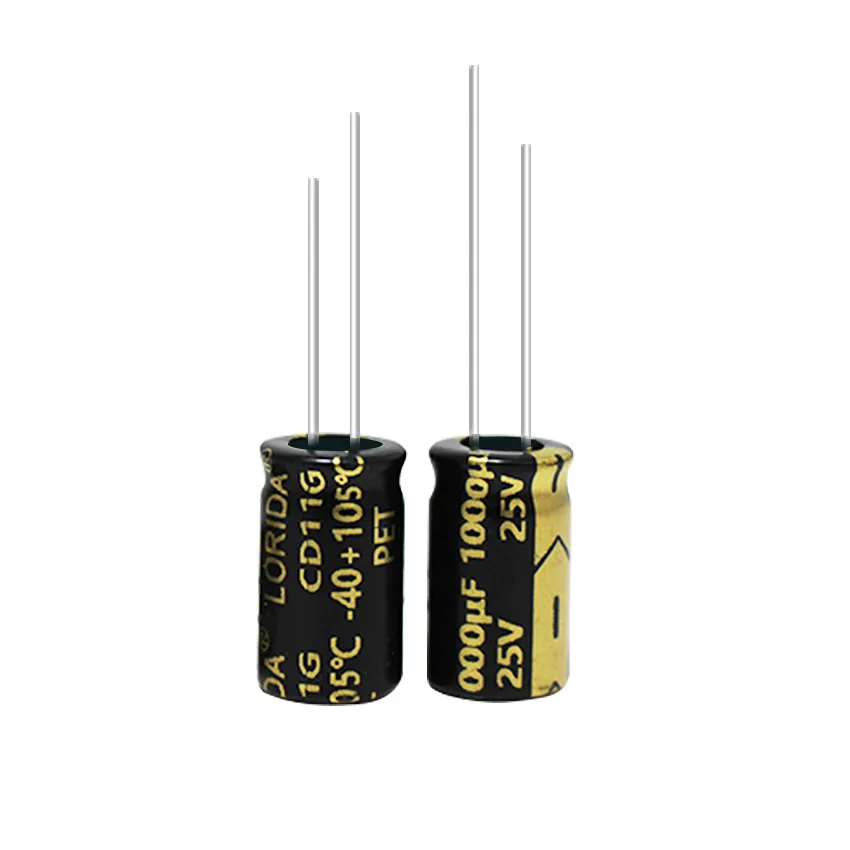 100μF 25V Radial Aluminum Electrolytic Capacitor