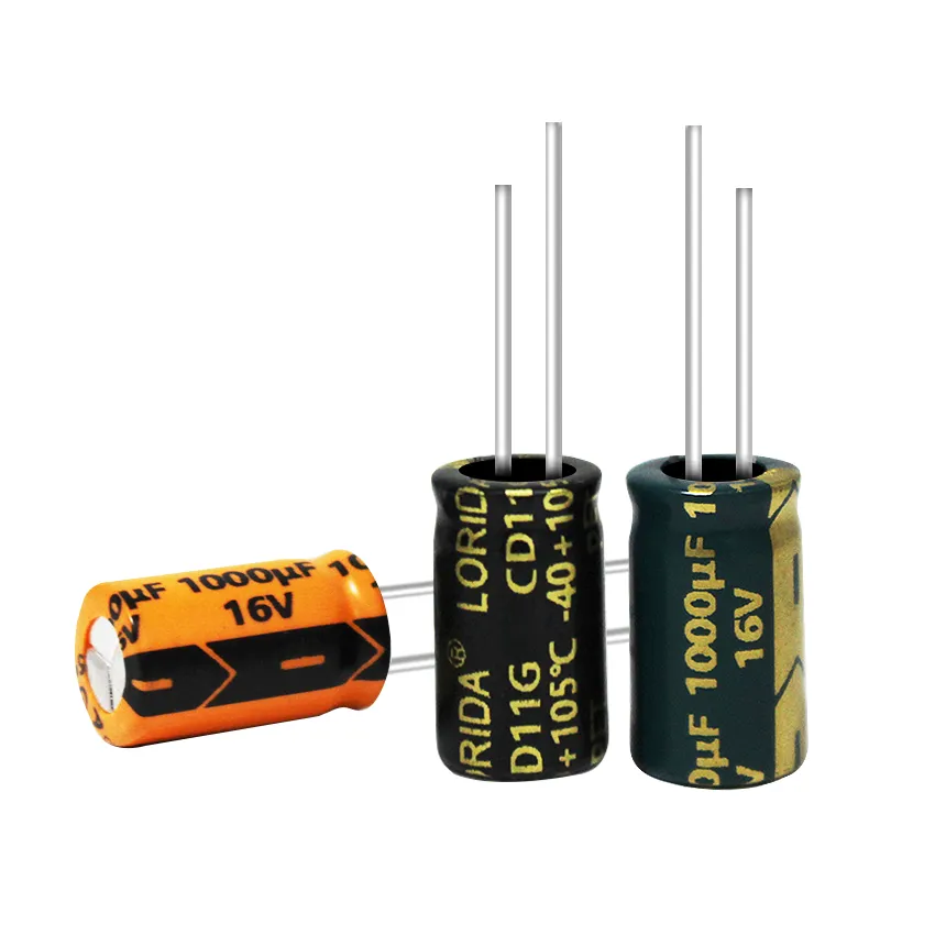 1000μF 16V Radial Aluminum Electrolytic Capacitor