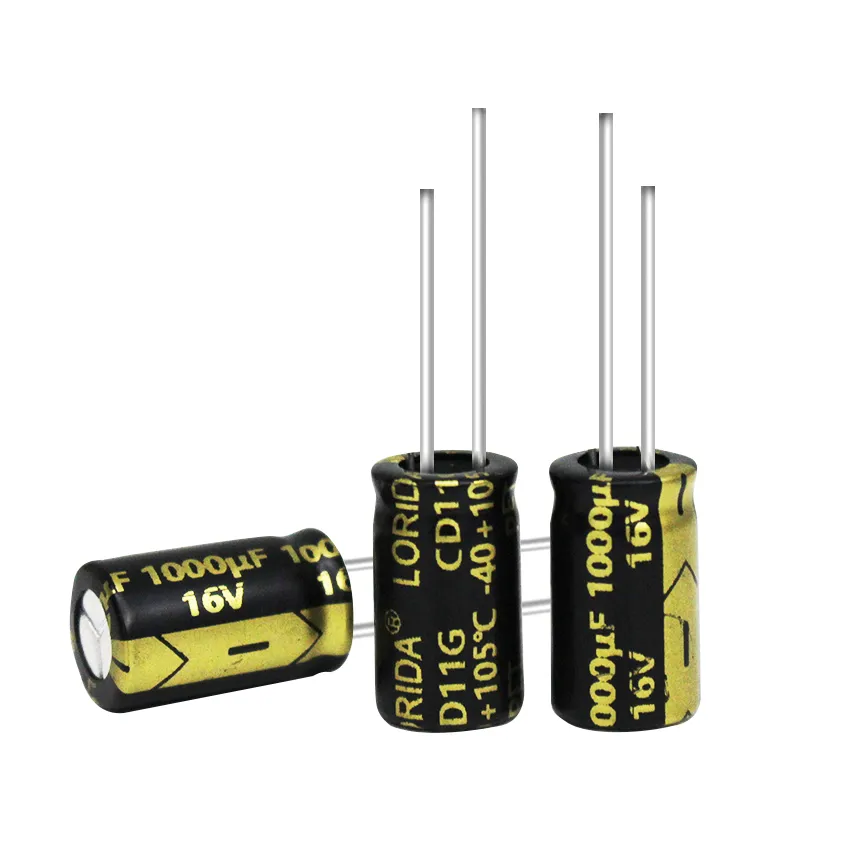 1000μF 16V Radial Aluminum Electrolytic Capacitor