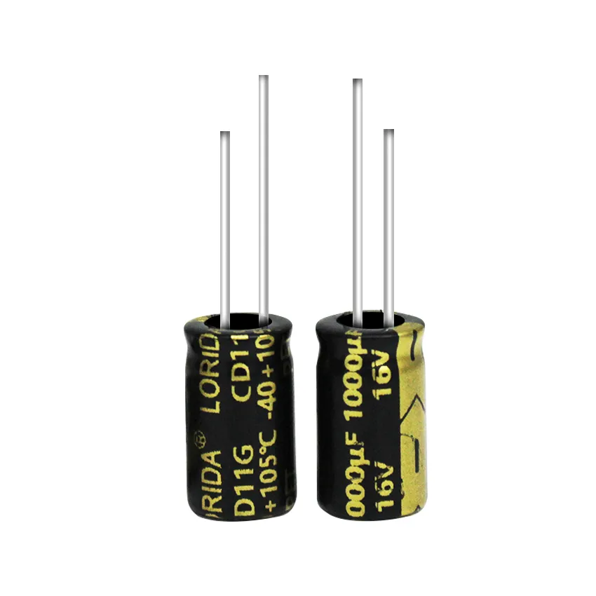 1000μF 16V Radial Aluminum Electrolytic Capacitor