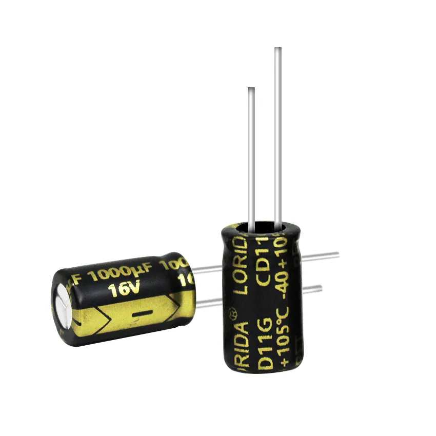 1000μF 16V Radial Aluminum Electrolytic Capacitor