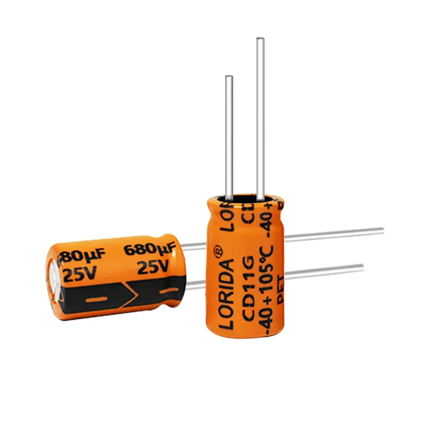 25V 680μF Radial Aluminum Electrolytic Capacitor