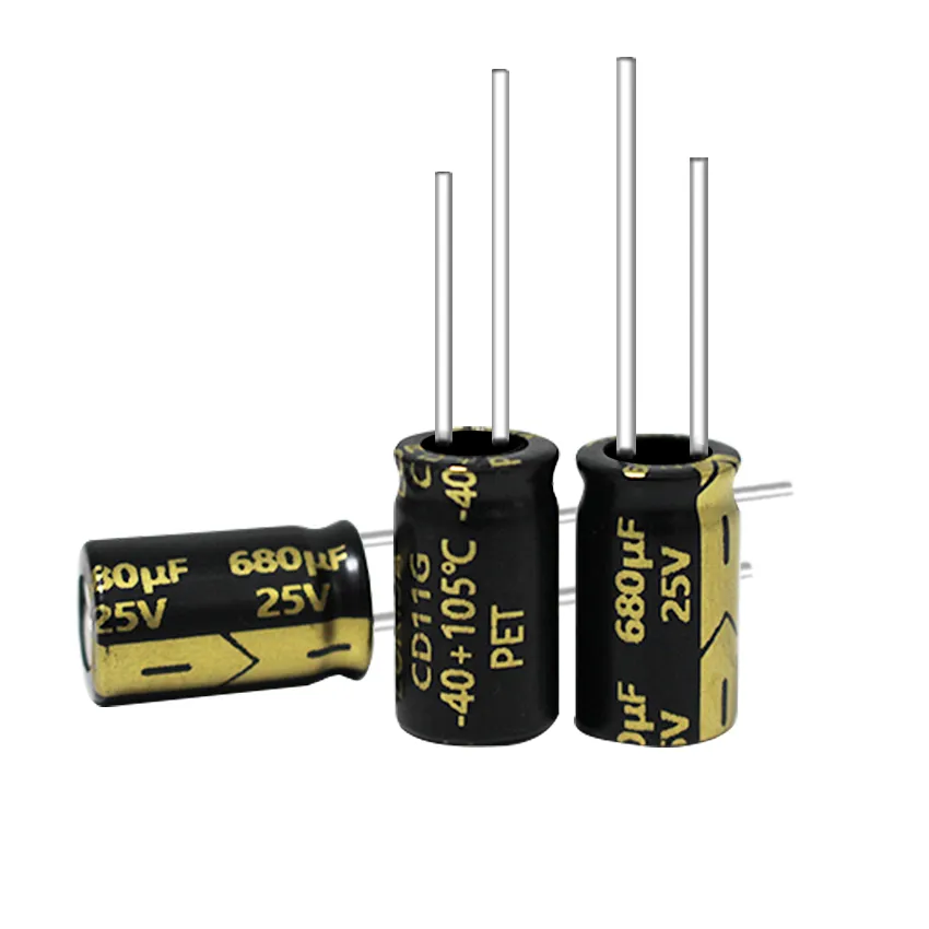 680μF 25V Radial Aluminum Electrolytic Capacitor