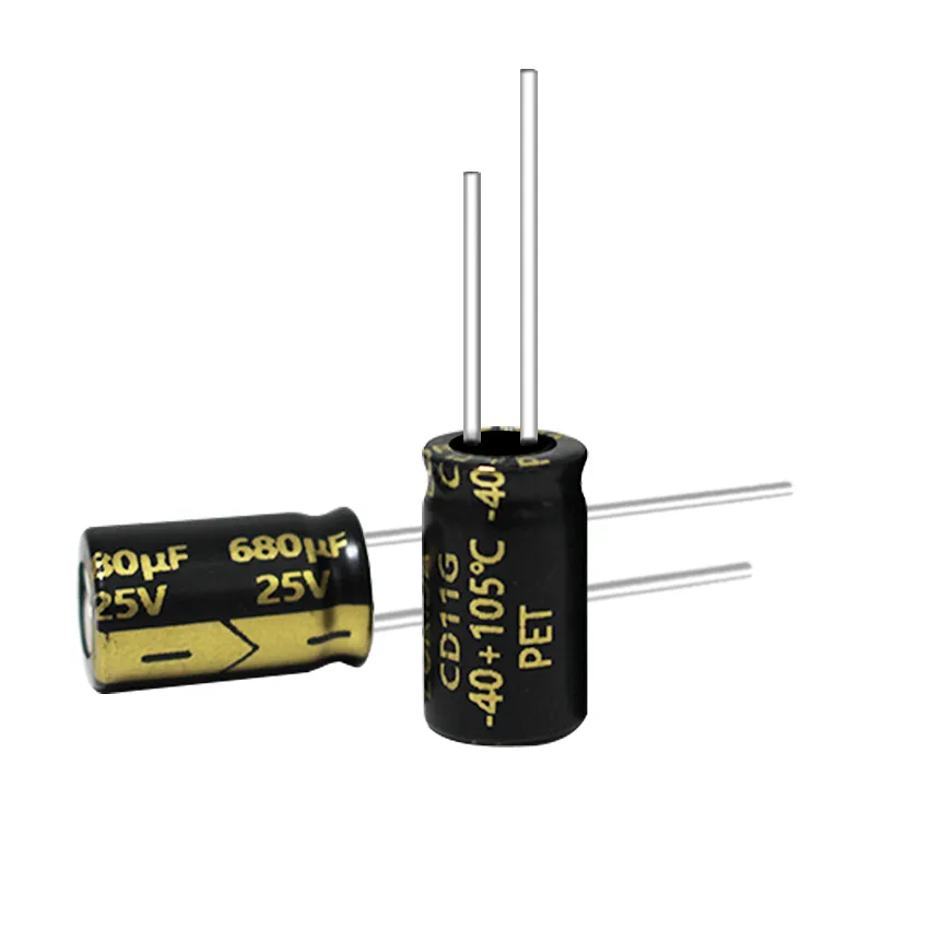 680μF 25V Radial Aluminum Electrolytic Capacitor