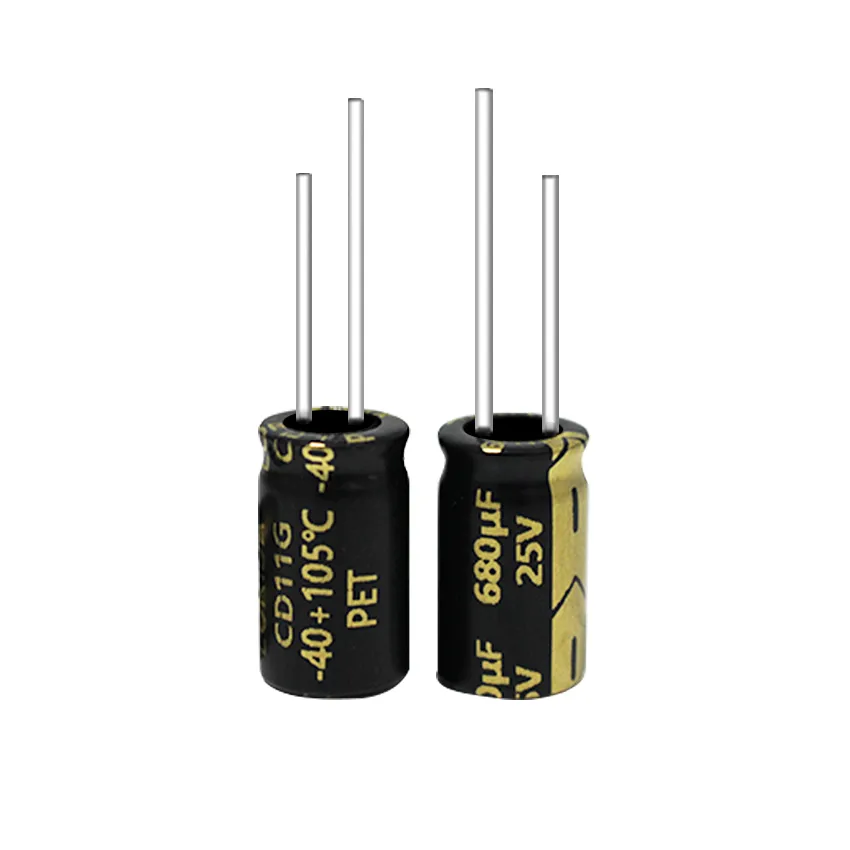 680μF 25V Radial Aluminum Electrolytic Capacitor