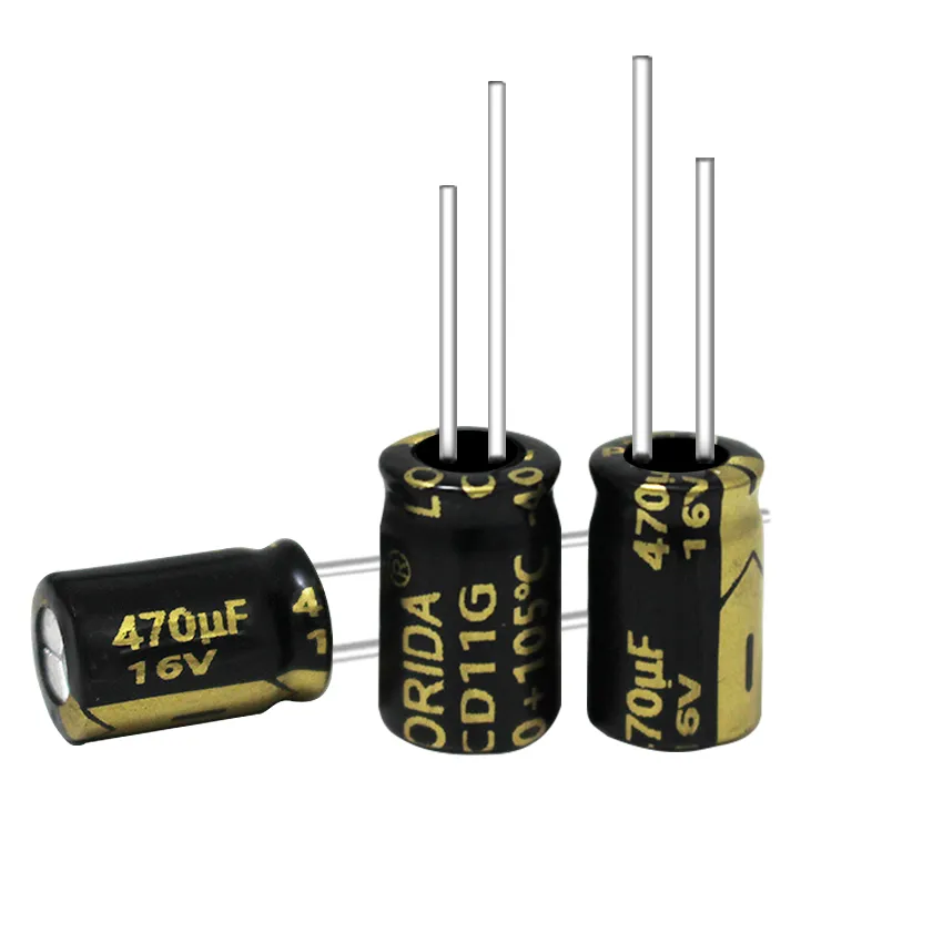 470μF 16V Radial Aluminum Electrolytic Capacitor