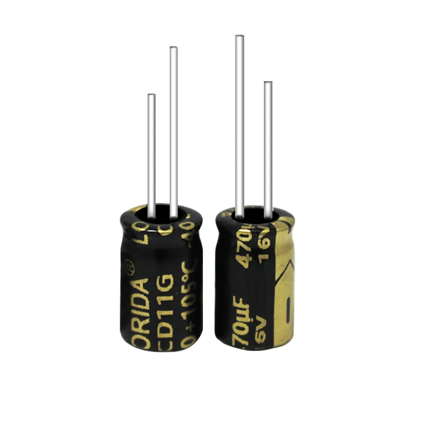 470μF 16V Radial Aluminum Electrolytic Capacitor