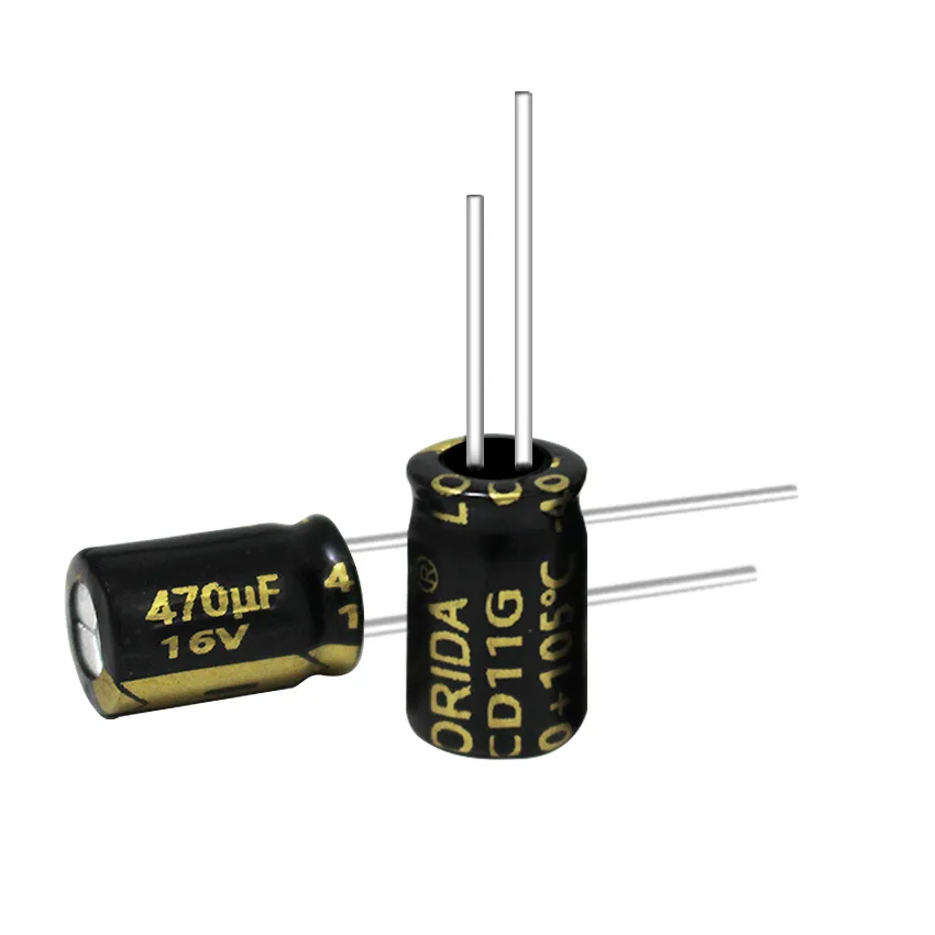 470μF 16V Radial Aluminum Electrolytic Capacitor