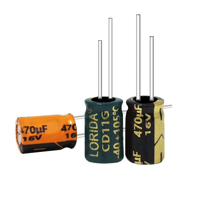 470μF 16V Radial Aluminum Electrolytic Capacitor