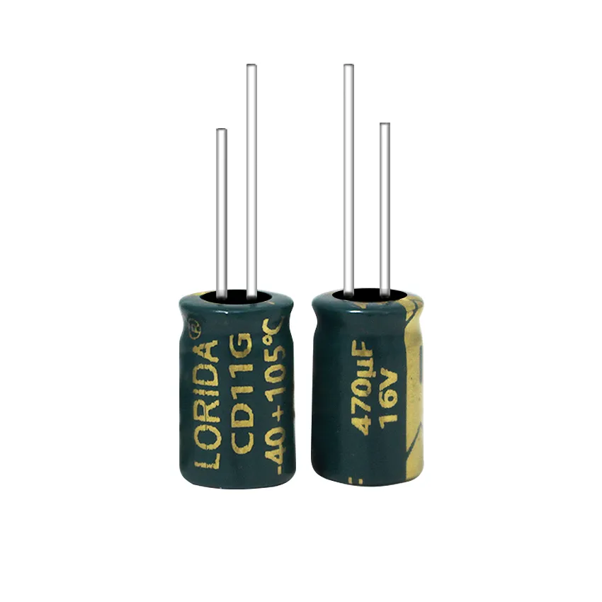 470μF 16V Radial Aluminum Electrolytic Capacitor