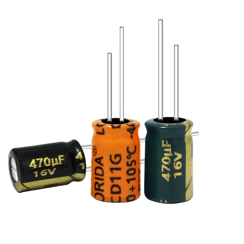 470μF 16V Radial Aluminum Electrolytic Capacitor