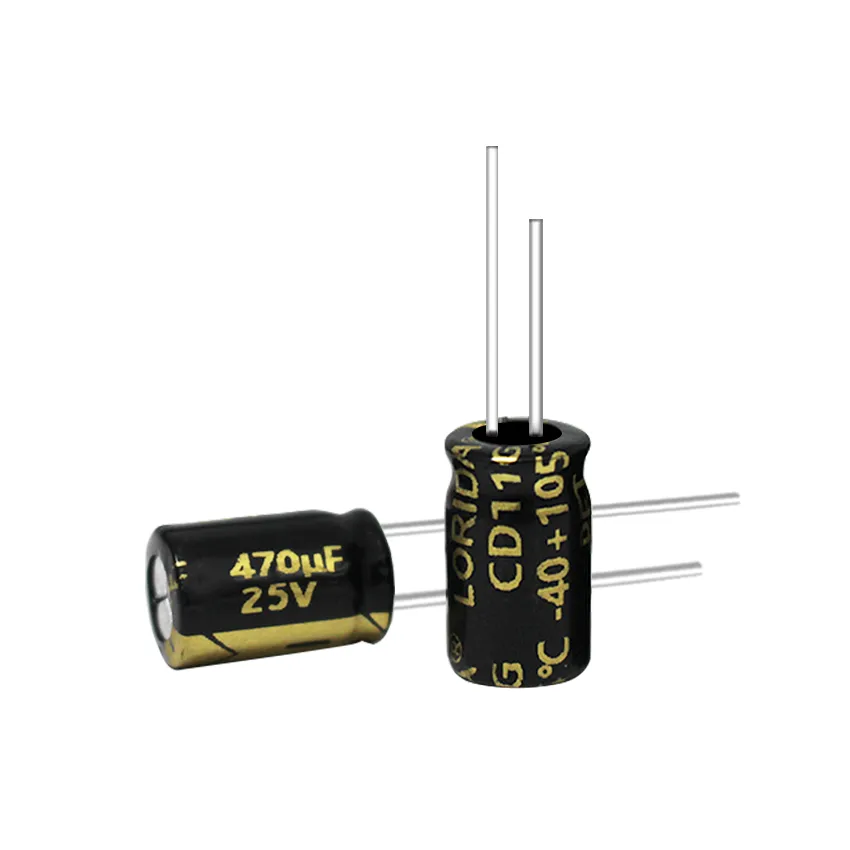 470μF 25v Radial Aluminum Electrolytic Capacitor