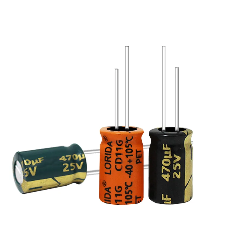 470μF 25v Radial Aluminum Electrolytic Capacitor