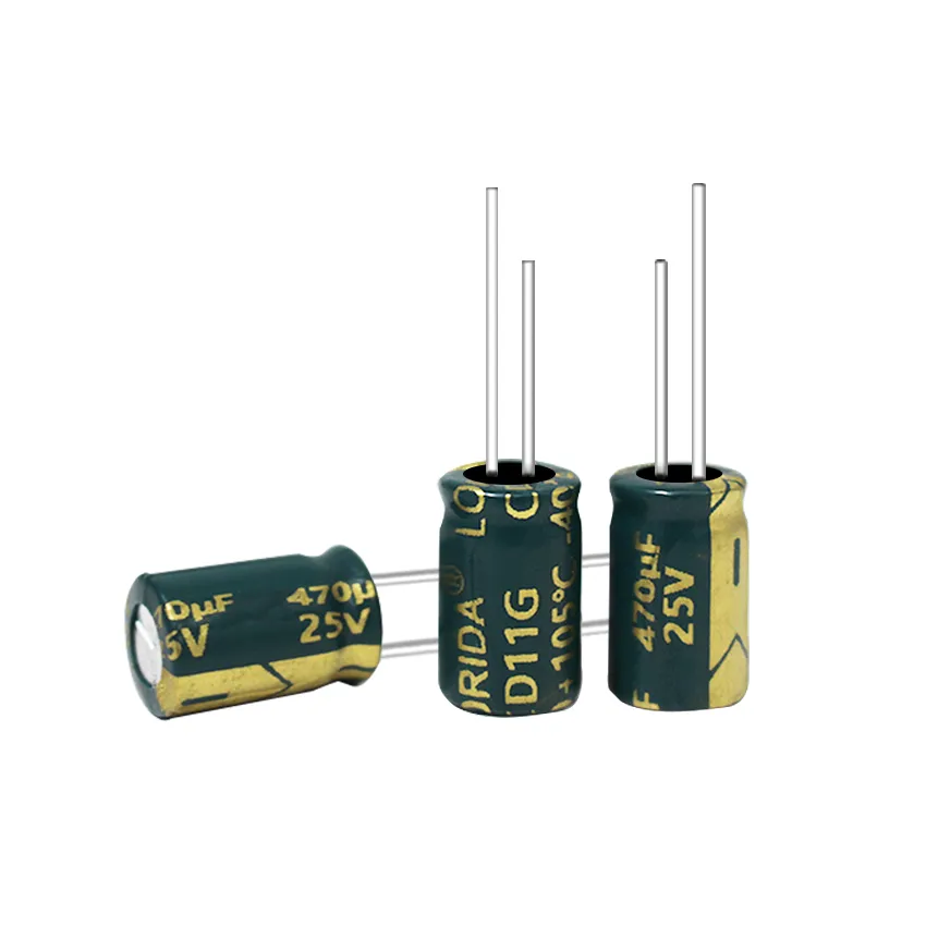 470μF 25v Radial Aluminum Electrolytic Capacitor