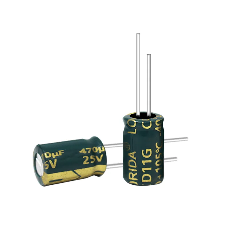 470μF 25v Radial Aluminum Electrolytic Capacitor