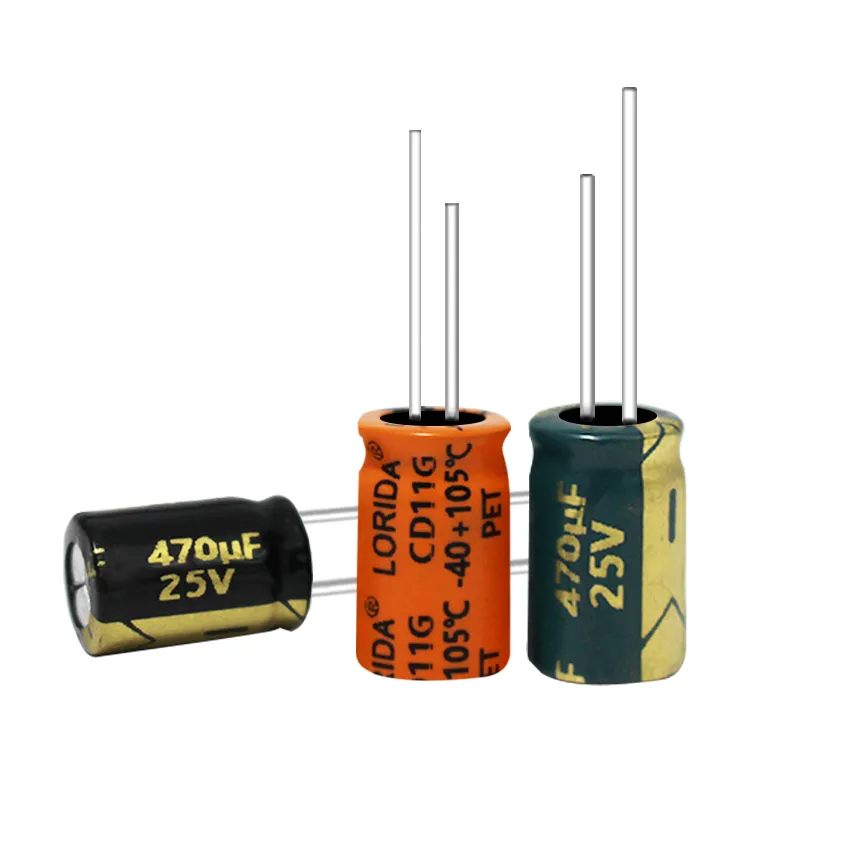 470μF 25v Radial Aluminum Electrolytic Capacitor