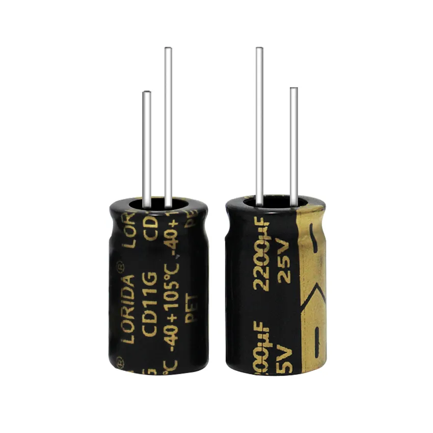 2200μF 25V Radial Aluminum Electrolytic Capacitor