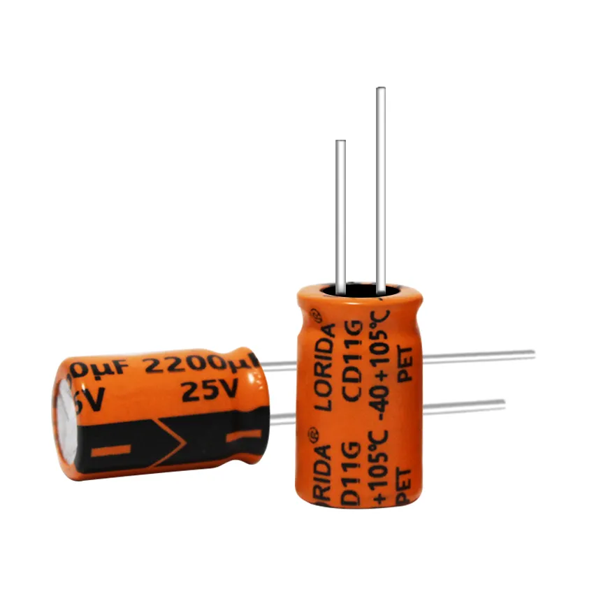 2200μF 25V Radial Aluminum Electrolytic Capacitor