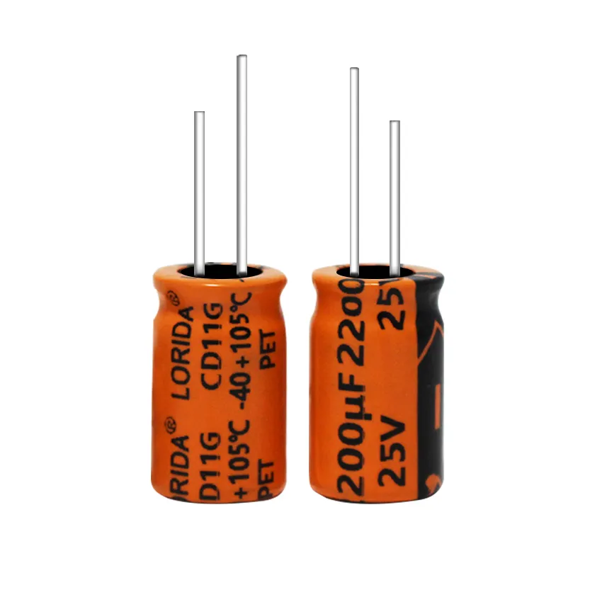 2200μF 25V Radial Aluminum Electrolytic Capacitor