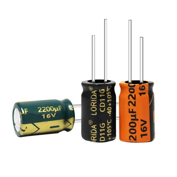 2200μF 16V Radial Aluminum Electrolytic Capacitor