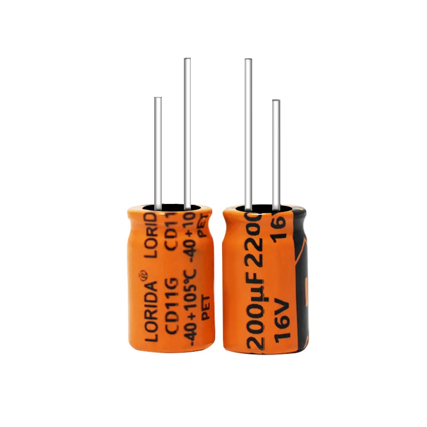 2200μF 16V Radial Aluminum Electrolytic Capacitor