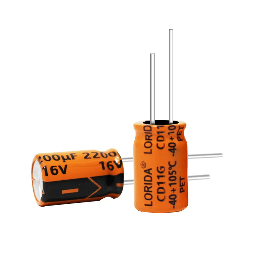 2200μF 16V Radial Aluminum Electrolytic Capacitor