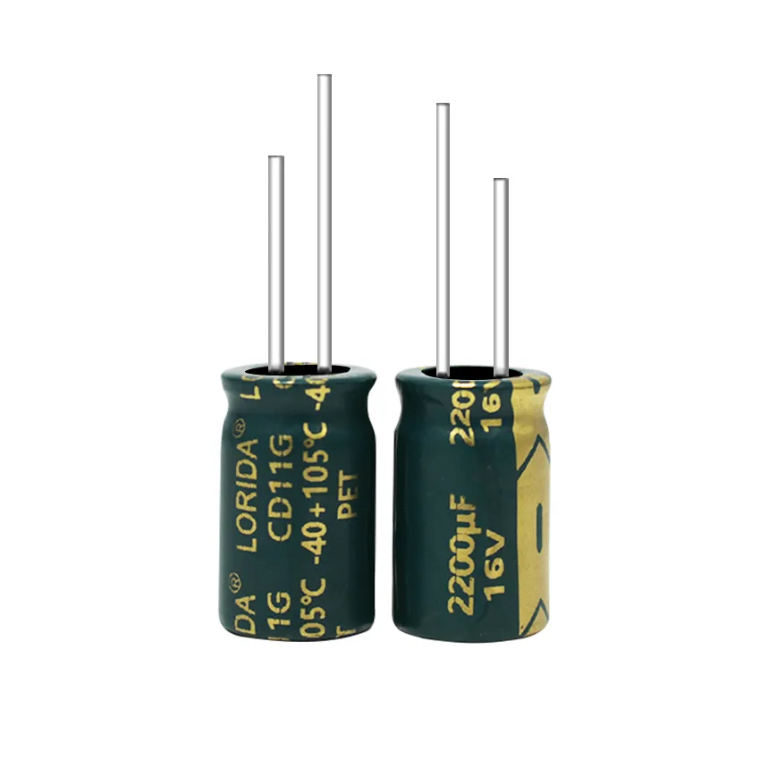 2200μF 16V Radial Aluminum Electrolytic Capacitor