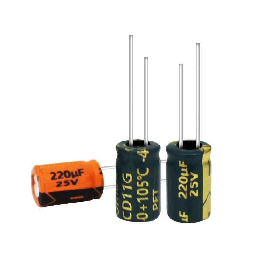 220μF 25V Radial Aluminum Electrolytic Capacitor