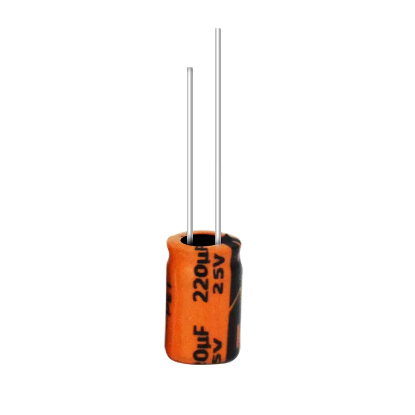 220μF 25V Radial Aluminum Electrolytic Capacitor