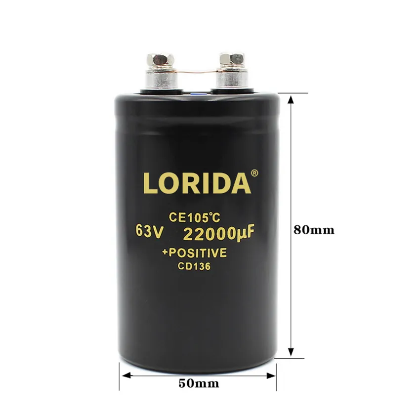 63V 22000UF Screw Terminal aluminum electrolytic capacitor