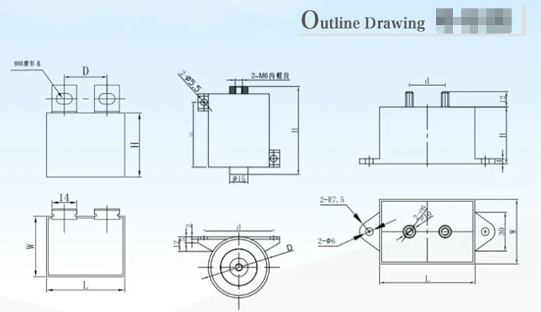 CBB15 1250VCD 40UF capacitor