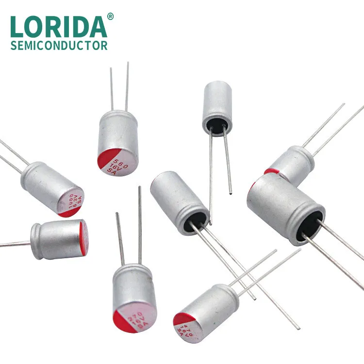 16V 220uF Solid aluminum electrolytic capacitor