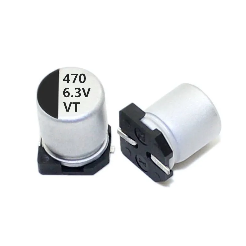 High Quality 6.3v 470uf SMD aluminum electrolytic capacitor